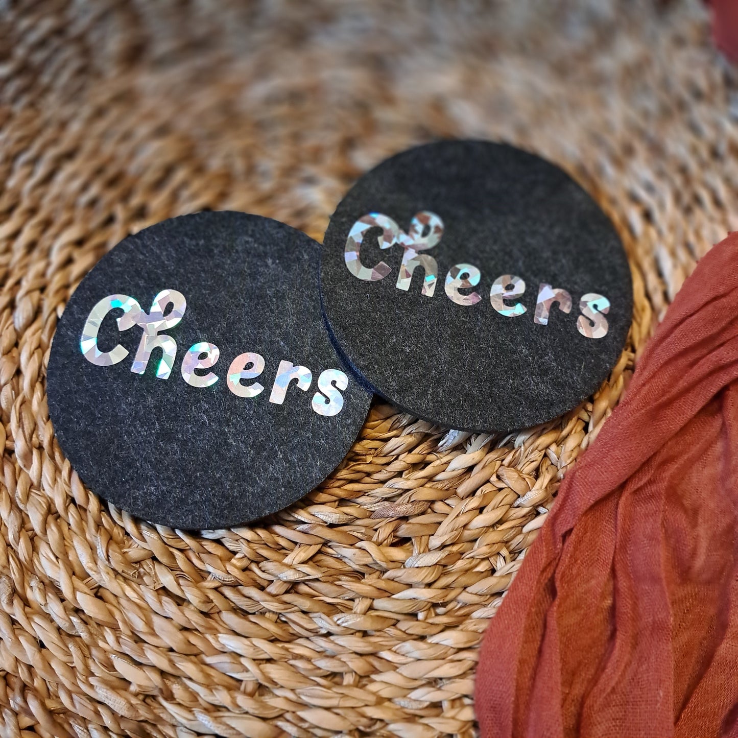 Filzuntersetzer Hochzeit