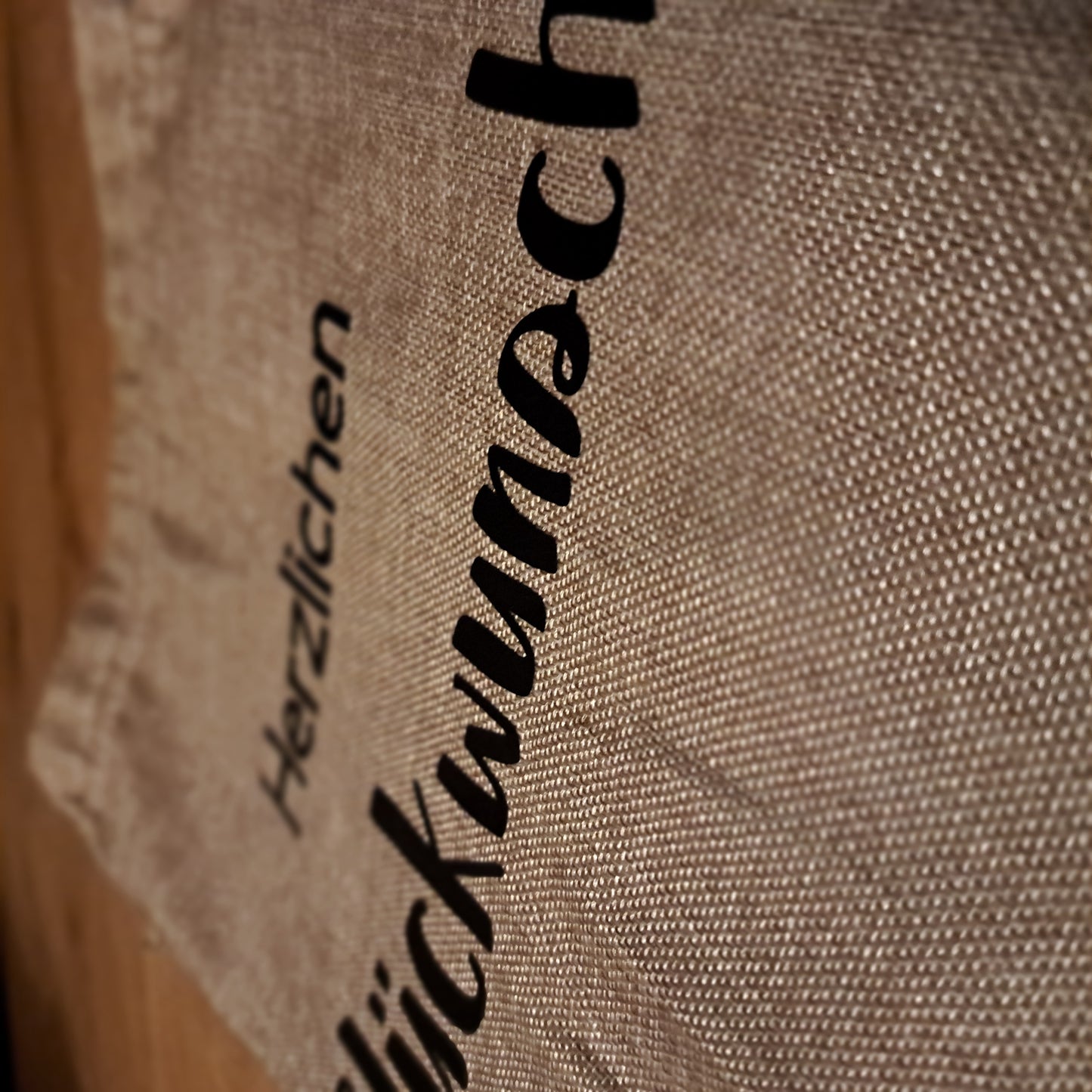 Geschenkverpackung Jute