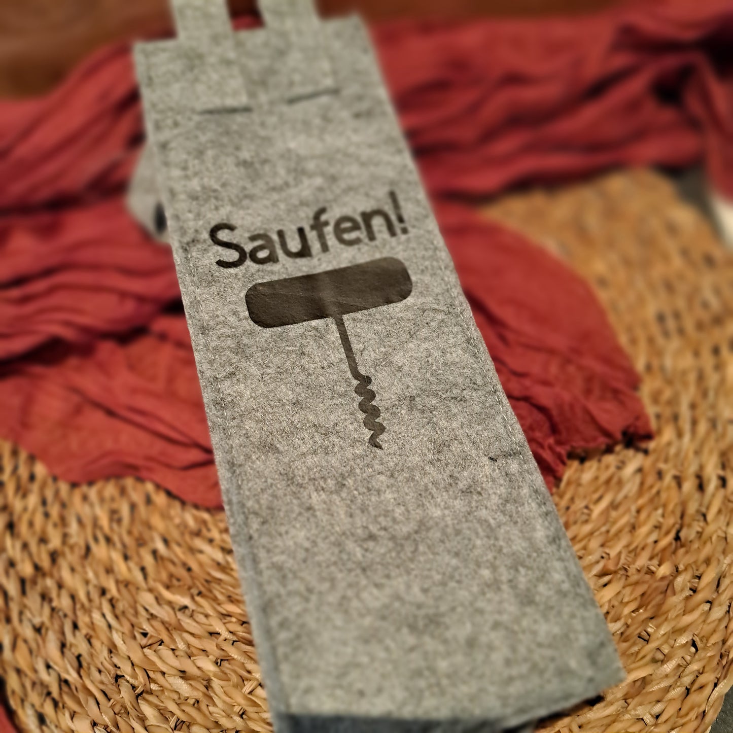 Weintaschen aus Filz