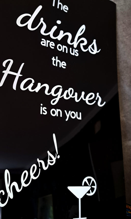 Schild Hangover
