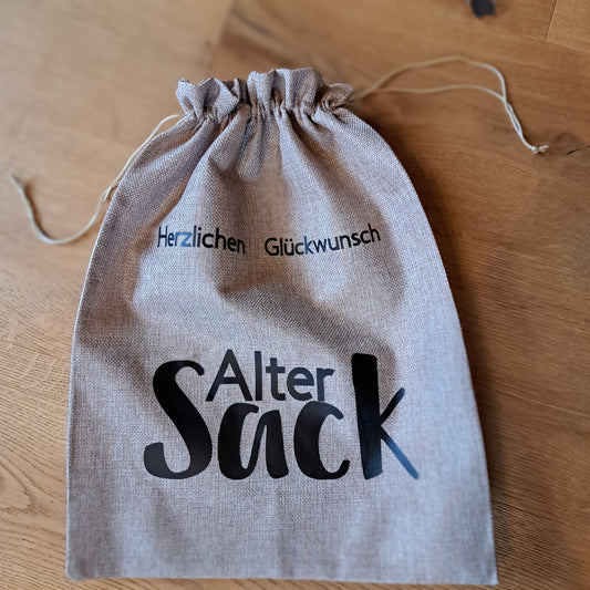 Geschenkverpackung Jute