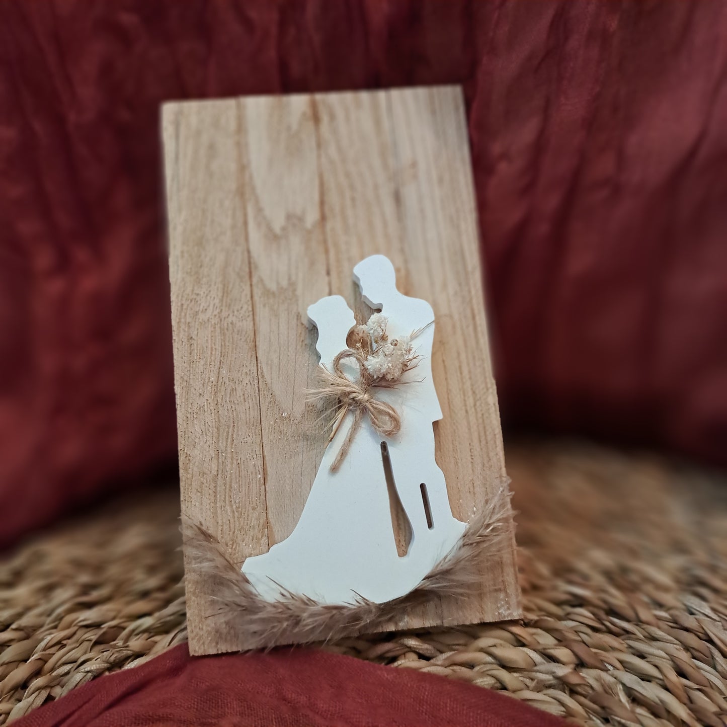 Holzkarte Hochzeit
