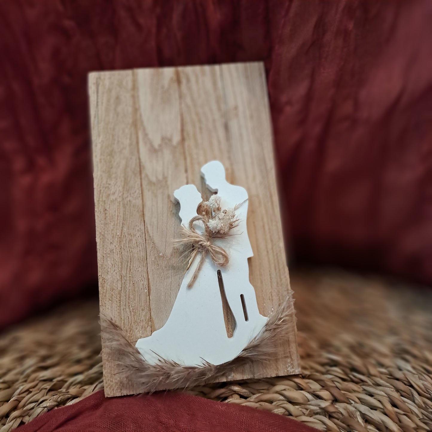 Holzkarte Hochzeit