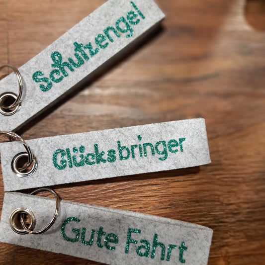 Schlüsselanhänger aus Filz