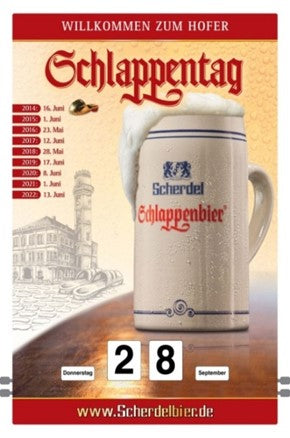 Schlappenbier - Kalender