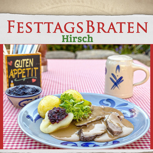 Hirschbraten 4 Personen